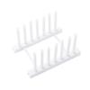 Storage Rack Shelf Kitchen Dish Plate Pot Cover Drying Drain Holder Plastic