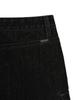 Wacky Willy Women'S Velvet Denim Cargo Mini Skirt Black