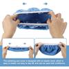 HARFINGTON 6pcs Car Polisher Bonnet Buffing Pad Coral Fleece Polishing Buffing Pad Cover for 9"-10" Car Buffer Bonnets Polisher, Light Blue