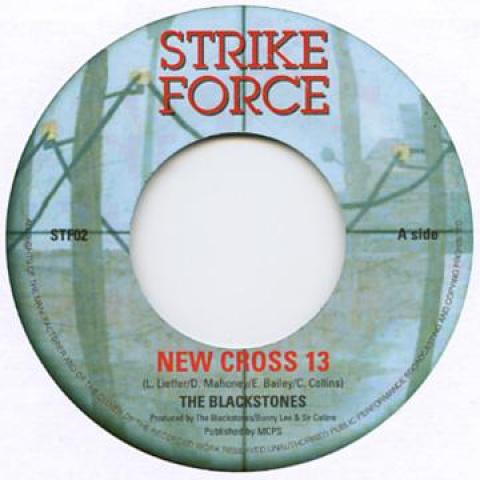 

7-дюймовая пластинка BLACKSTONES - New Cross 13 STF02 Strike Force 2011 UK Регги, Ска и Даб