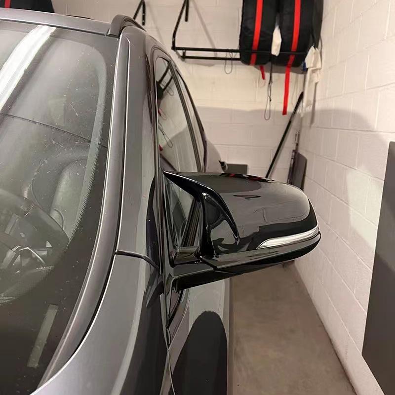 Carbon Fiber Horn-Shaped Rearview Mirror Shell for 2019-2022 Toyota Supra