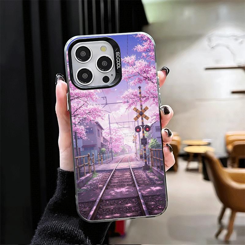 Anime Aesthetic Scenery Soft Phone Case for iPhone 15 16 17 Pro Max 17Air 16E 14 Plus 13 12 Mini Shockproof Cover Back Shell