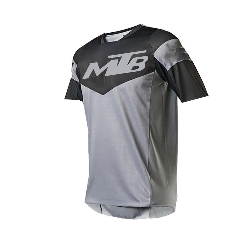 Maglie Downhill per Mountain Bike Magliette da Bici MTB Abbigliamento Sportivo Offroad DH Maglia da Moto Motocross Abbigliamento Sportivo Manica Corta Ciclismo