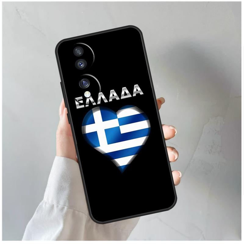Greece Greek Flag Case For Honor 90 Lite 50 70 Magic 5 6 Pro X6 X7 X8 X9 X6a X7a X8a X9a X9b X8b Cover Coque