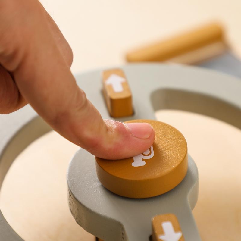 Baby Montessori Toys Steering Wooden Car Blocks Steering Wheel Activity Busy Board for Toddlers Sensory Early Education Toy Gift