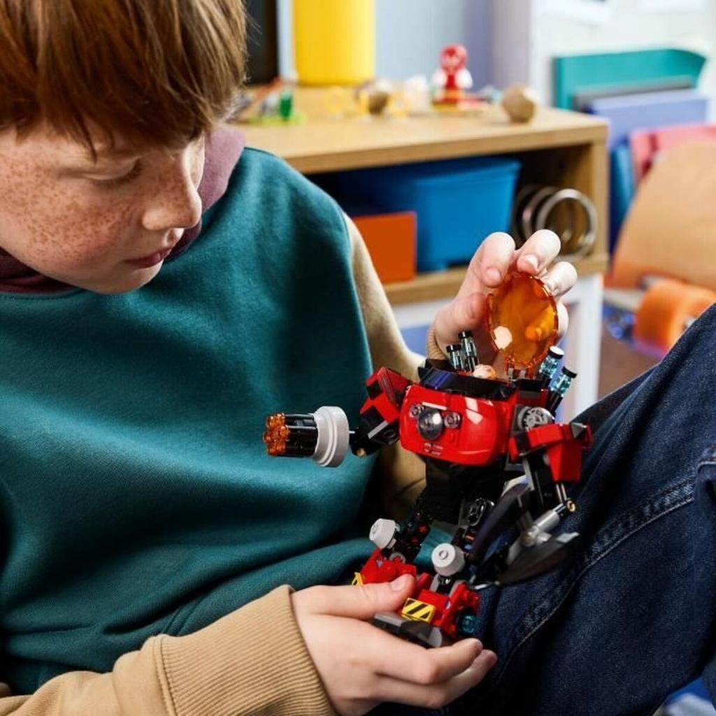 Construction Set Lego 77005 Sonic Knuckles VS Dr. Eggman Egg Crusher Mech 350 Pieces