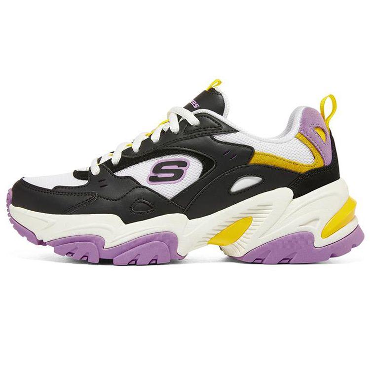 Skechers Stamina V2 Mecha Shoes Black Dawn Women Sneakers Multicolor 149916-BKMT 35