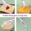 Silicone Spoon - Heat Resistant, Non Stick, Detachable Mini Scraper Suitable for Baking, Cooking, and Service