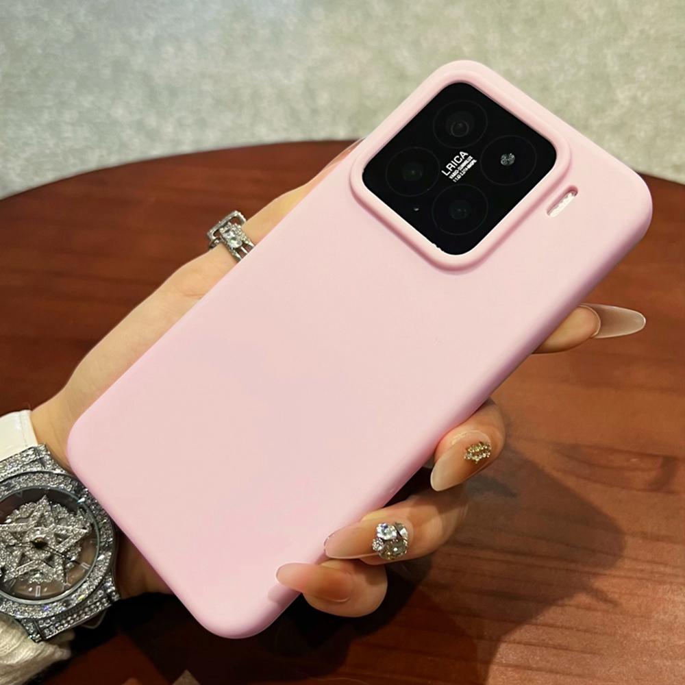 Для Xiaomi 15 Чехол из приятного на ощупь жидкого силикона + ПК Чехол для телефона C