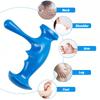 Durable And Safe 2Pcs T-Shaped Massager + Thumb And Finger Pressure Rod Plastic Material Physical Therapy Tool Deep Tissue Relaxation Through