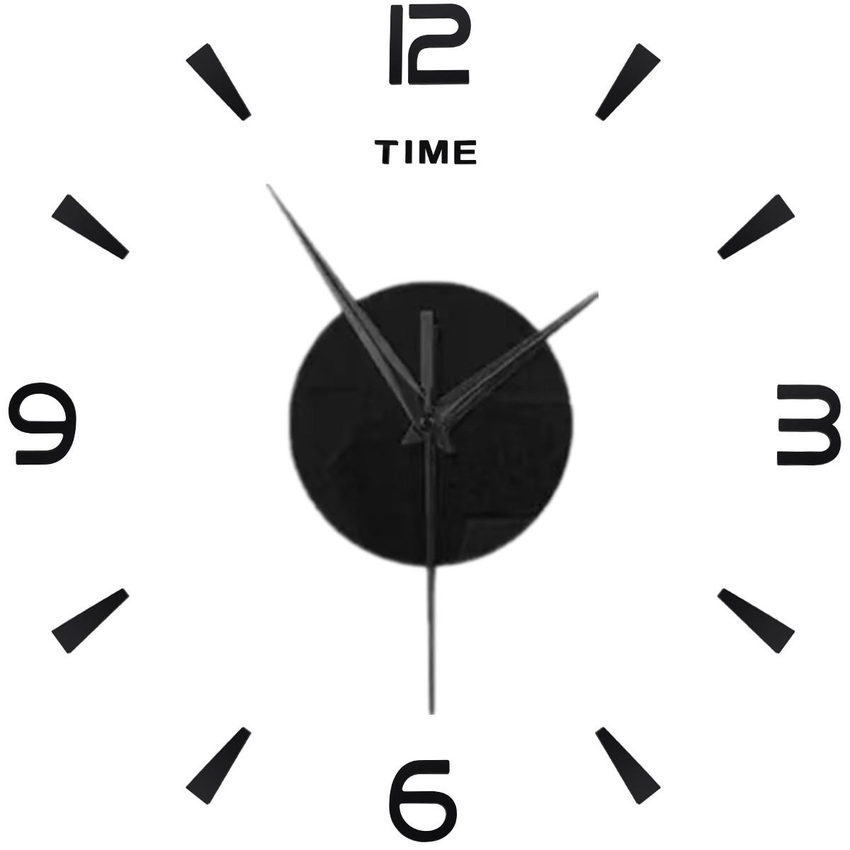 

Большие европейские и американские 3D акриловые настенные часы для гостиной и столовой, домашний декор - DIY наклейки на стену