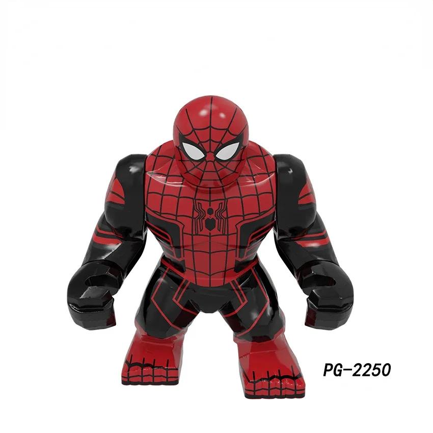 Action Figure: Marvel Mini Block Figurine Superhero Series Iron Man Spider Man Combination Block Children's Puzzle Toy Gift