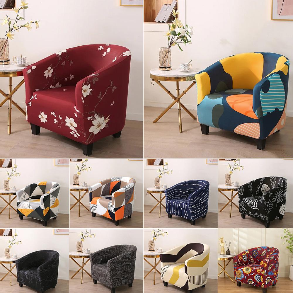 1pc Stretch Club Chair Slipcover Armchair Cover Sofa Cover Tub Chair Furniture Protector Arm Chair Cover Home Decor Slip Covers