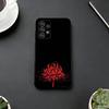 Red Spider L-lily Phone Case For Samsung S25,S24,S21,S22,S23,S30,Ultra,S20,Plus,Fe,Lite,Note,10,Black Cover