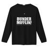 Dunder Mifflin Paper Companty Vintage Distressed T Trendy Summer Top for Women Unique Print Shirt Vintage Washed Stretched