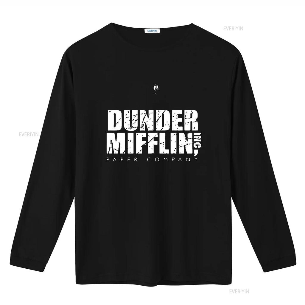 Dunder Mifflin Paper Companty Vintage Distressed T Trendy Summer Top for Women Unique Print Shirt Vintage Washed Stretched