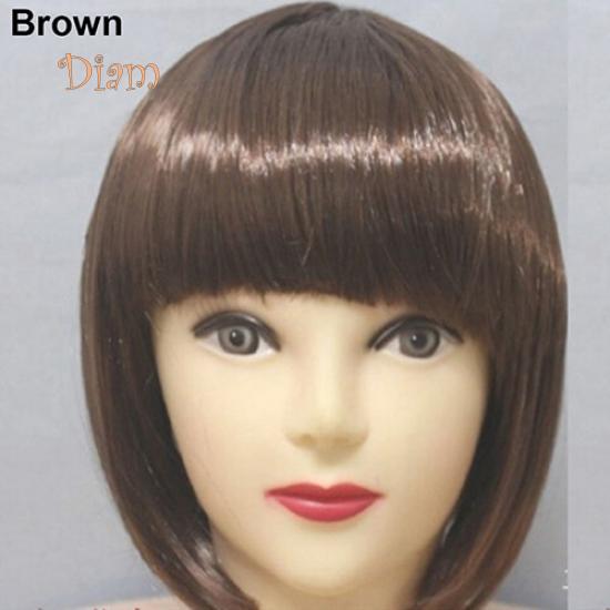 

Цветные парики для косплеев и вечеринок коричневый