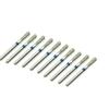 10 Stück Dental Diamantbohrer Bohrer Zahnmedizin Dia-Bohrer für Hochgeschwindigkeitshandstück Griffdurchmesser 1,6 mm Zahnarztwerkzeuge EX-20