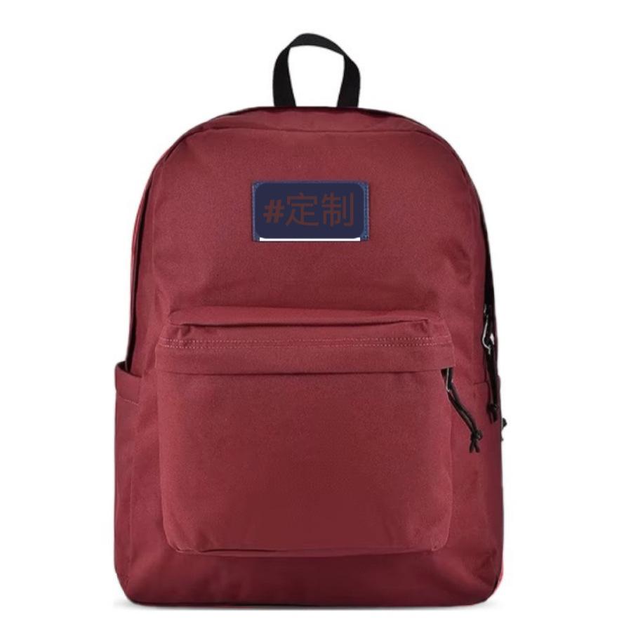 Backpack Clear Pure Color Student Bookbag Laptop Bag Large Capacity Water-Resistant Men Women Casual Travel Daypack