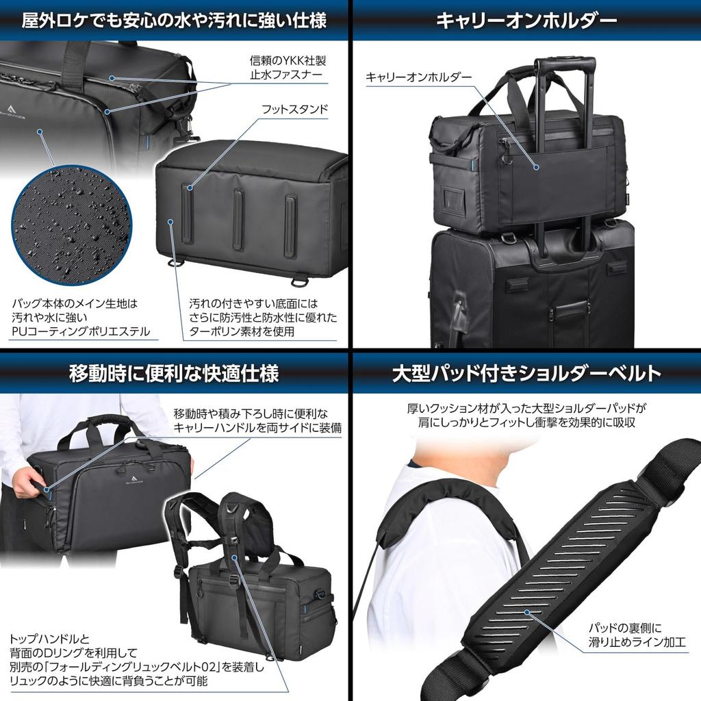 Hakuba Tank Cam Shoulder Bag 16 AZ Camera Cinema Camera 4977187005578 GW-ADVANCE (16L) Bag, Camcorder/Movie Bag, Case, Carry-On Compatible,