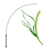 GHOSTCAT Cat Toy, Silver Grass (Green Foxtail Grass) Cat Toy, Durable Cat Toy with Fishing Rod, Perfect for Solo Play, Reduces Stress, and Helps Cats
