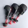 Red/Blue Gear Shift Knob Lever Stick Chrome Matt For Volkswagen VW Golf 7 DSG Cover Emblem