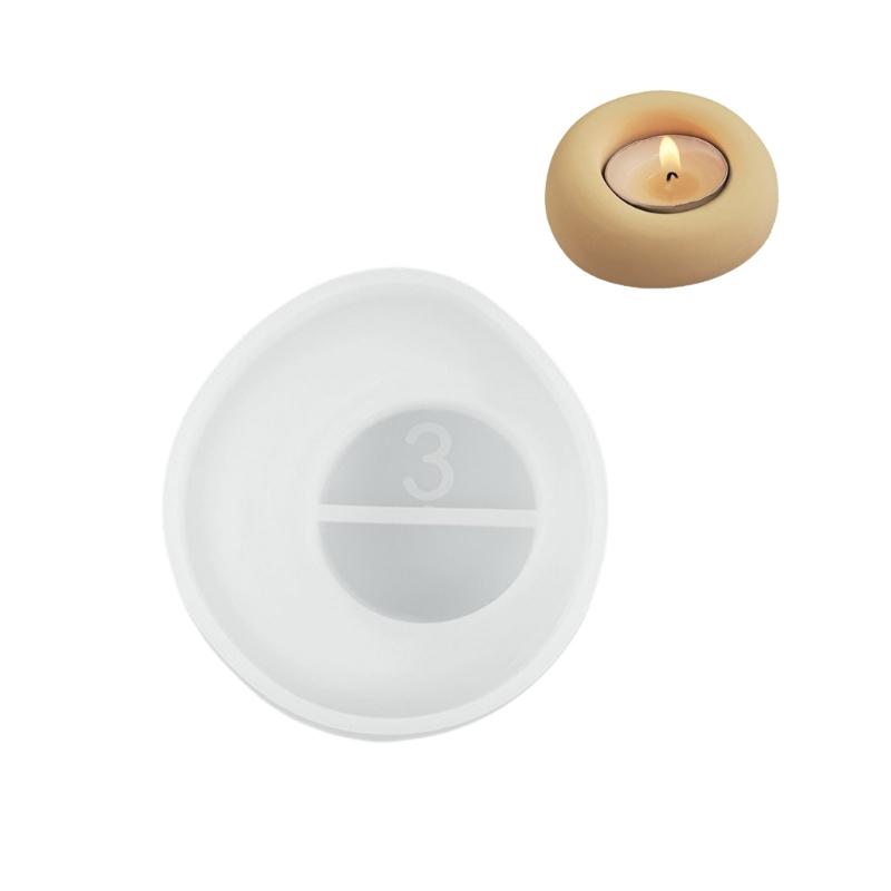 

Candle Holder Mold Candle Cup Mold Craft Molds Irregular Candle Base Molds Silicone Crafting Moulds for Resin Crafting