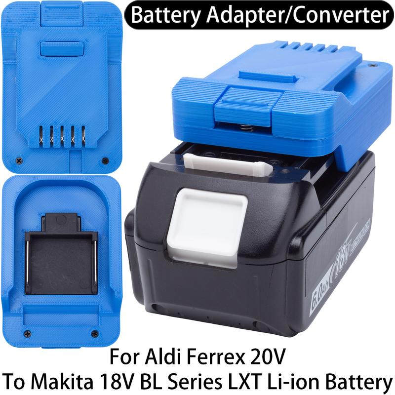 Battery Adapter For Aldi Ferrex 20V Li-ion Tool To Makita 18V LXT Li-ion Battery Adapter Converter Power Tool Accessory