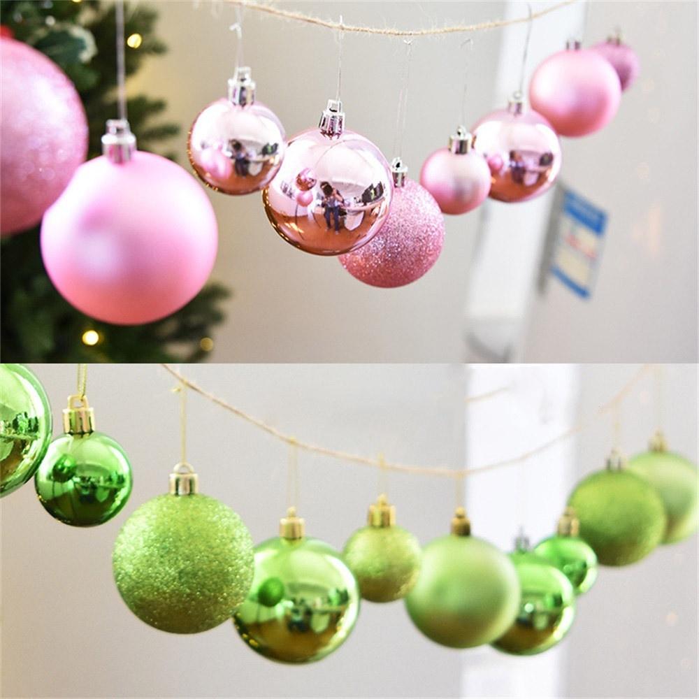 30/40/60/80mm Christmas Tree Ball Christmas Bauble Hanging Party Ornament Decor 30/40/60/80mm Christmas Tree Ball Christmas Bauble Hanging Party Ornament Decor