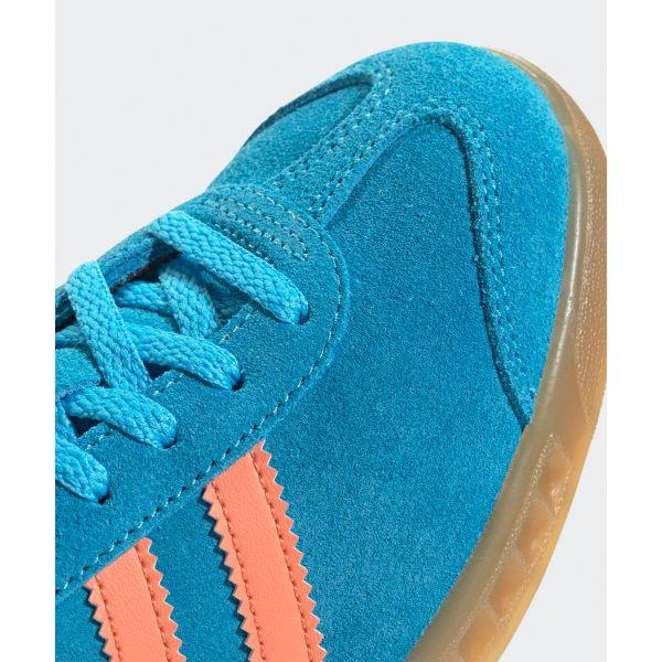 adidas Originals Hamburg Weiche Bequeme Niedrige Skate-Schuhe Damen Sneaker Blau JS0682