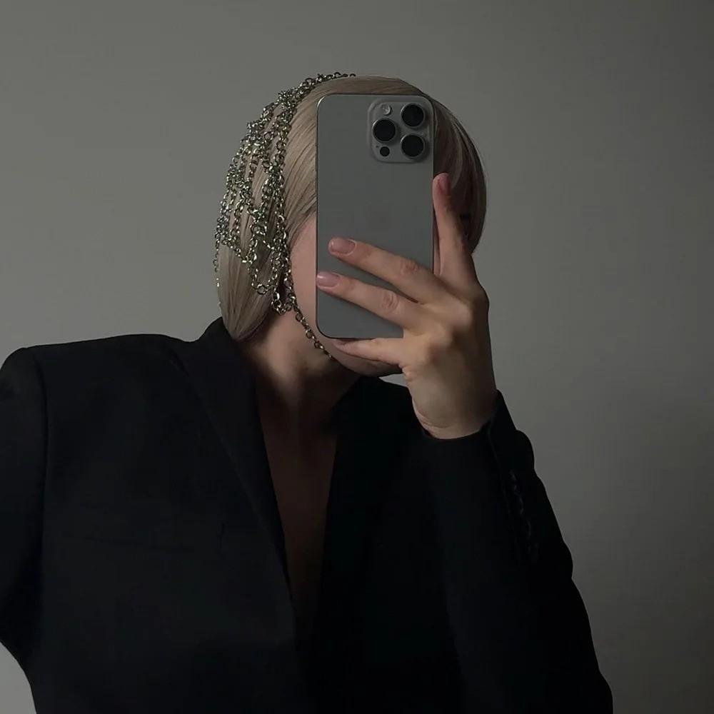 Chain Link Bridal Forehead Jewelry Bridal Crown Headwrap Accessories Fashion Wedding Hair Chain