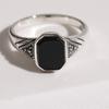 Brilliance Antique Onyx Ring