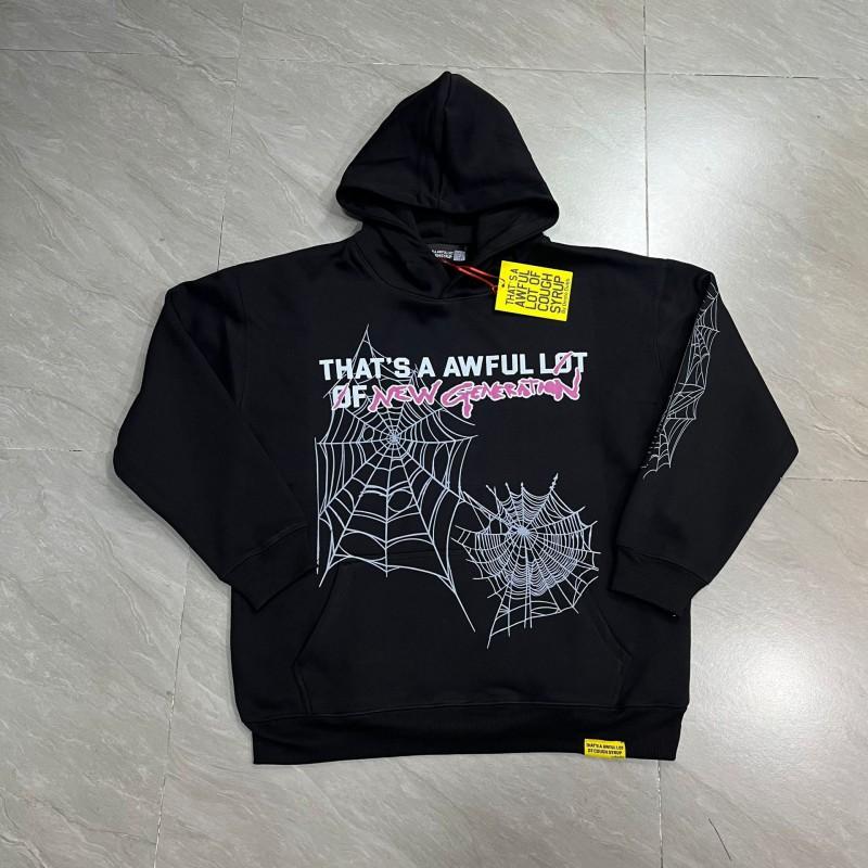 American Style Fleece Hooded Sweatshirt Young Men Letter Print Daily Wear