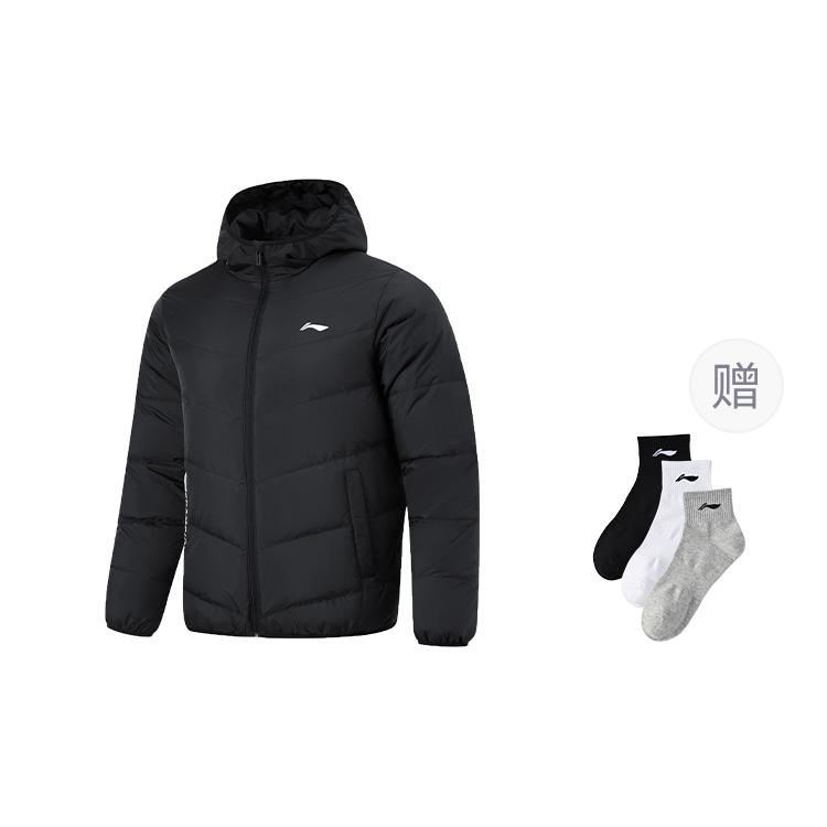 Li Ning Table Tennis Collection Down Jacket Unisex Black AYMU287-3
