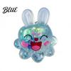 Octopus Sensory Toy Bunny Ear Squeeze Stress Relief Glitter Sugar Ball Slow Rebound Reliever Anxiety Relieving Clear Animal Hand Relaxation Tool TPR