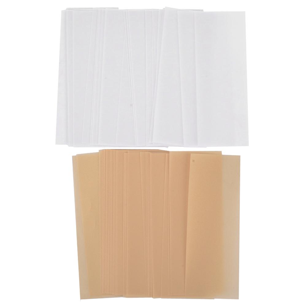 

100 шт. овощного пергамента 16x6 см резиновый штамп копия DIY аксессуар цветная бумажная карточка