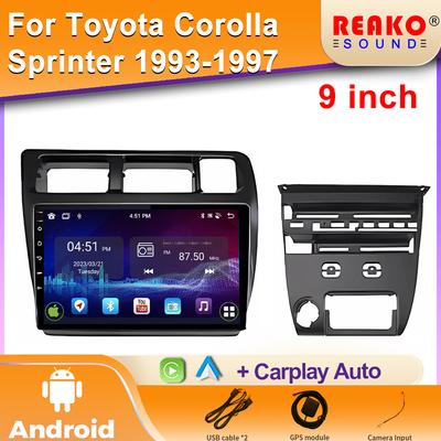 Android For Toyota Corolla Sprinter 1993 - 1997 Car Carplay Stereo Radio Player Multimedia Head Unit GPS Navigation 2din