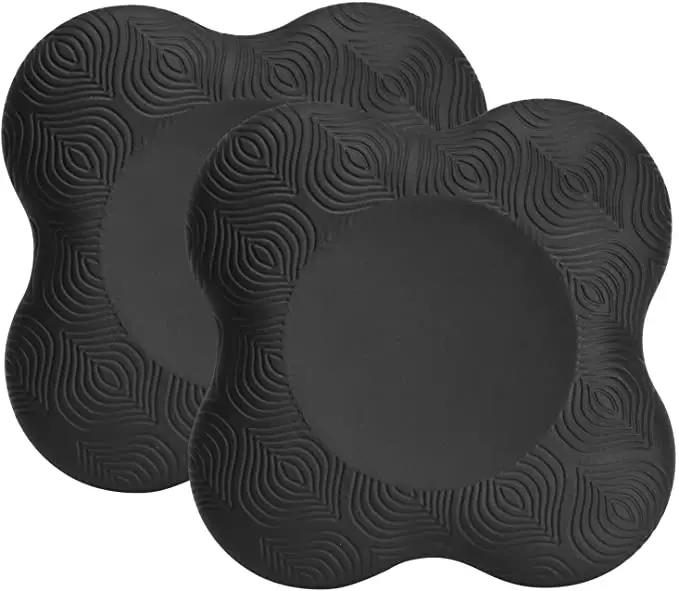 

2Pieces Pilates Exercise Non-Slip Yoga Knee Pad - Pilates Workout Durable Portable Thick Cushion Supports Knee Joint Protection