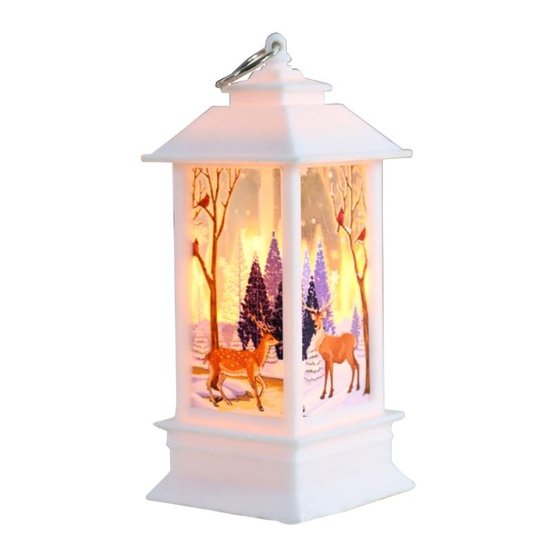 Рождественский фонарь Снеговик Подвесное украшение-фонарь Настольная ночная лампа Подарки