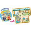 Agatsuma Anpanman Animal Stick and Peel Board for Ages 3 and Up Educational Toy
