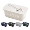 Plastic Butter Container Box Restaurant Sealed Storage Box Cheese Box With Knifes Lid Butter Slicer Butter Dish Tableware