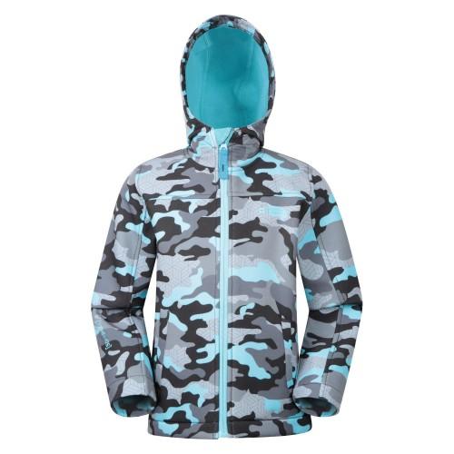 Mountain Warehouse Crianças/Crianças Exodus II Camuflagem Resistente à Água Casaco Soft Shell 13 Years