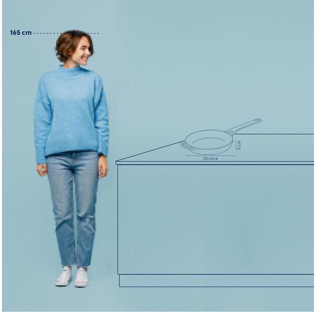 Kela Calido Red Frying Pan 28 Cm (11963-CN)