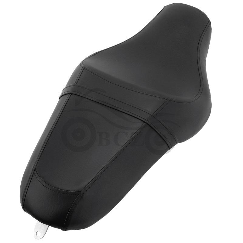 Black Two-Up Seat Cushion for Harley XL883N, XL883L, XL883X (2004-2022)