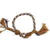 Tibetan Wealth Gods Handmade Eight-Strand Braided Bracelet with Green Tara Thangka