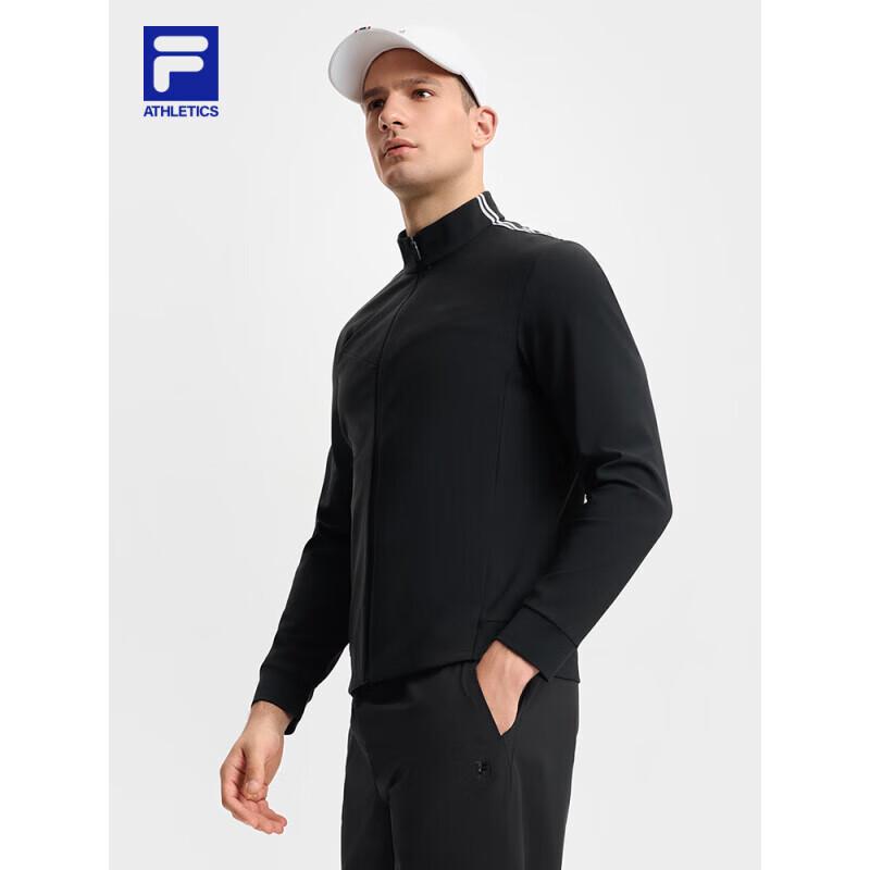 FILA Men s 2025 Spring Tennis Knit Stand Collar Jacket M