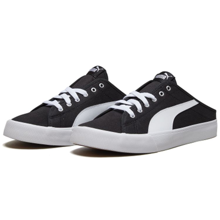 Puma Bari Mule Unisex Black White Sneakers 371318-01
