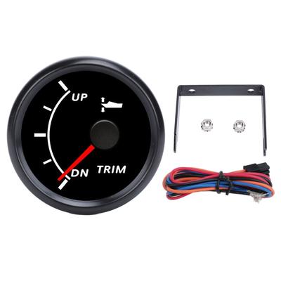 52mm Marine Trim Gauge High Accuracy IP67 Waterproof Boat Trim Balance Gauge Meter Tilt Indicator for Yacht Fishing