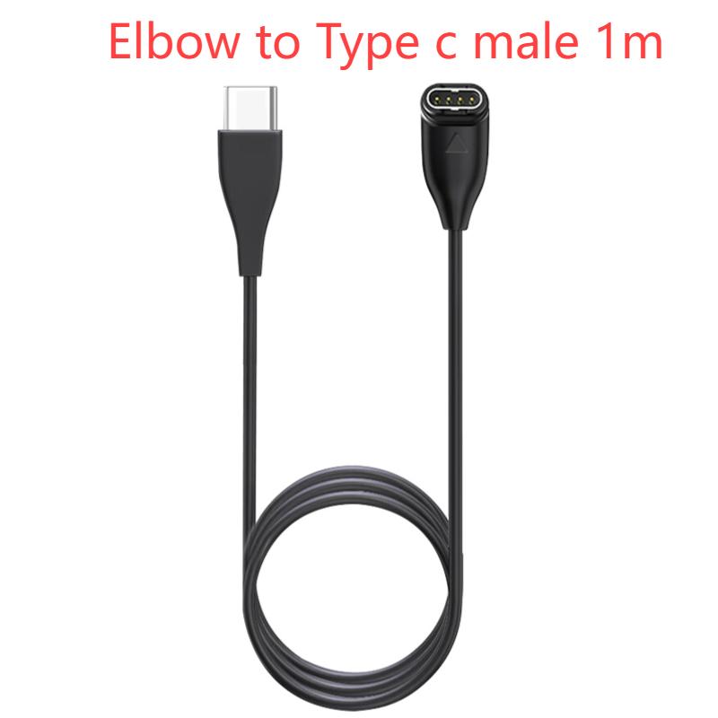 Charging Cable for Garmin Fenix 7/7S/7X/6/6S Forerunner 745 Venu Instinct Micro USB Type C 8Pin Watch Charger Adapter Converter