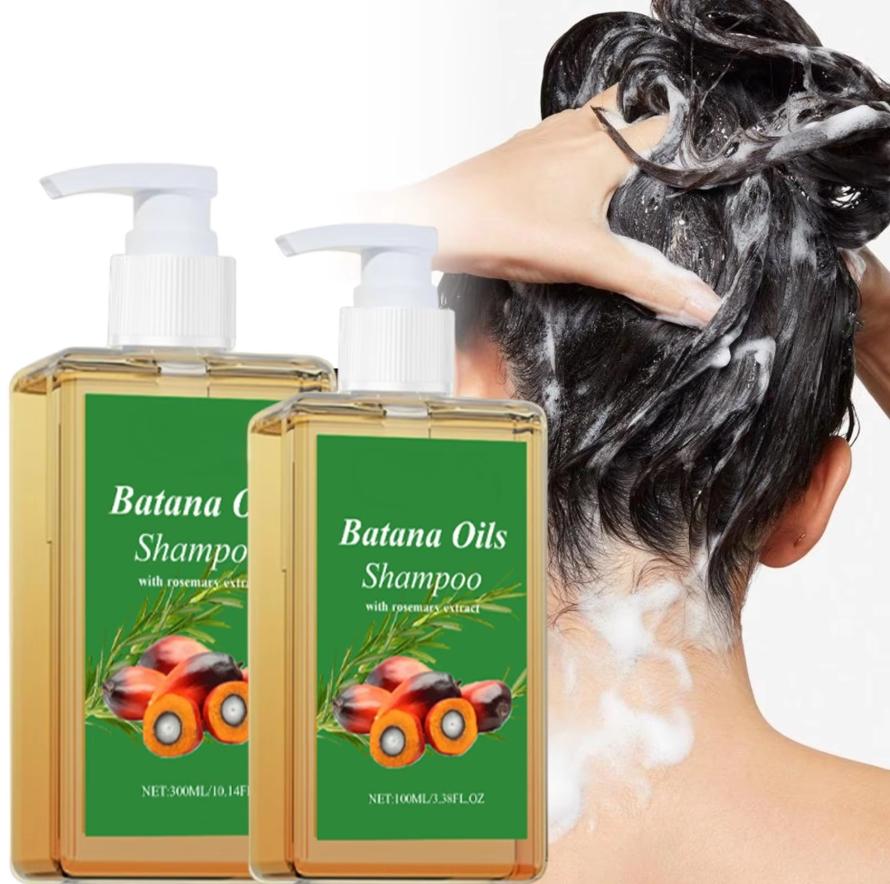 Organic Batana Oil Shampoo, Soothes the Scalp, Deeply Repairs, Nourishes the Hair, Contains Rosemary Extract, Suitable for All Skin Types